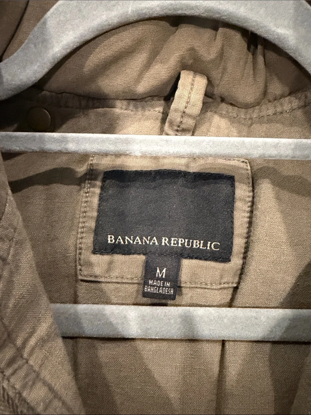Banana Republic Men's Brown Utility Vest with Multiple Pockets